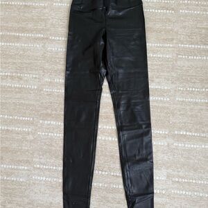 Wilfred Black Faux Leather Pants